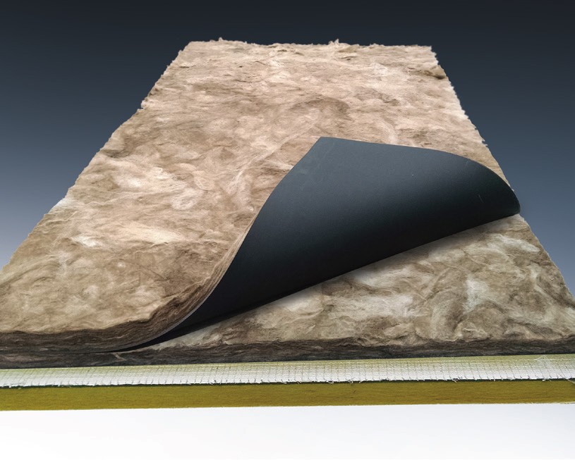 Acoustical Ceiling Tile Barrier reduces sound transmission